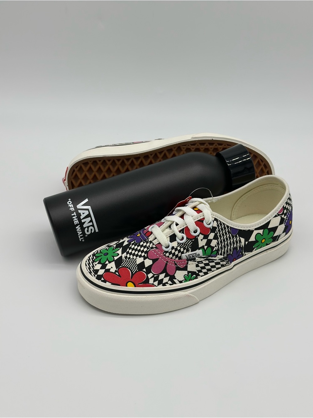 Vans Multicolor Floral Checkerboard Low-Top Sneakers - Picture 9 of 9